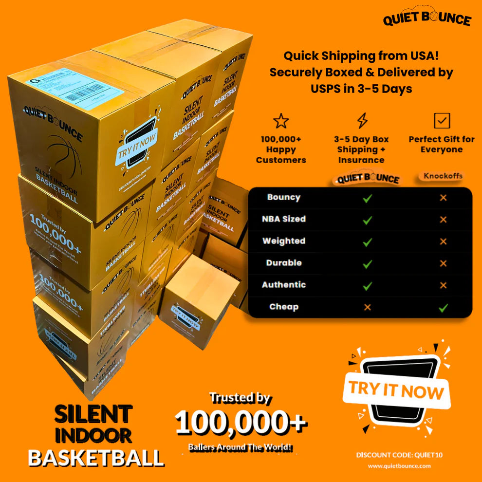 Quiet Bounce Silent Foam Basketball